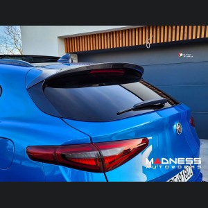 Alfa Romeo Stelvio Roof Spoiler - Carbon Fiber - Stile Italia 